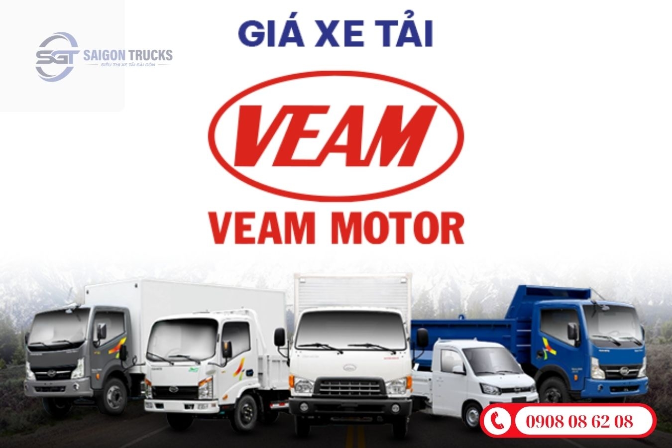 Mua xe tải Veam tại Bình Dương