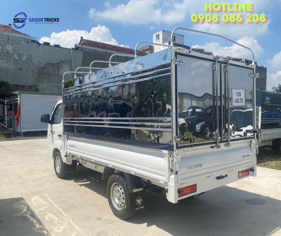 FOTON T25S MB – Xe Tải Nhẹ Thùng Kín 1.29 Tấn Gọn, Mạnh, Chuẩn Phố