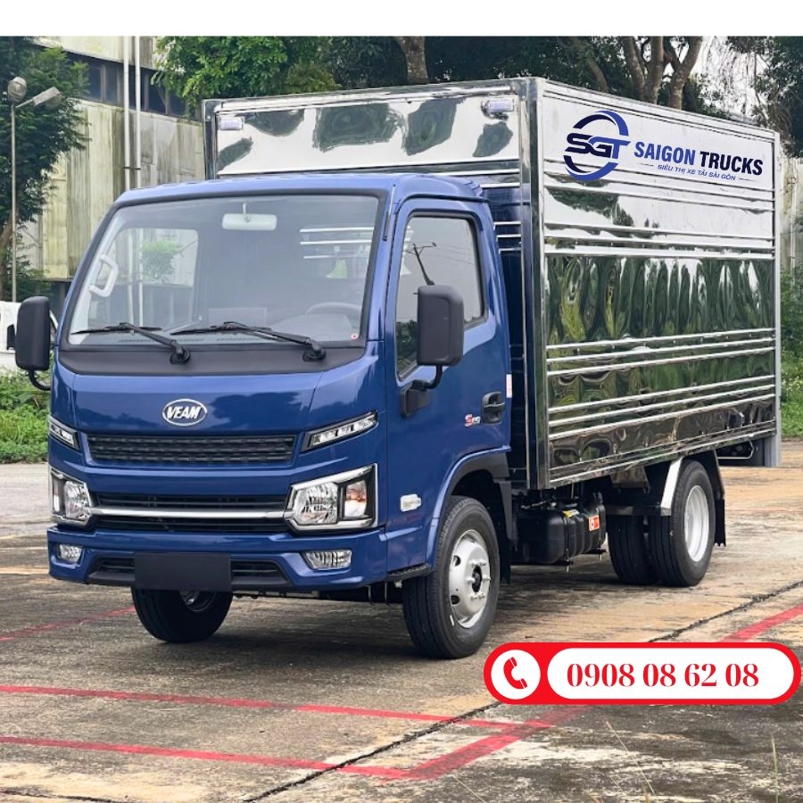 ngoại thất xe tải veam 1 tấn 9
