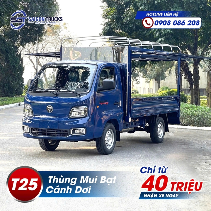 Foton T25 Thùng Kín Cánh Dơi – Lựa Chọn Hoàn Hảo Cho Kinh Doanh Lưu Động